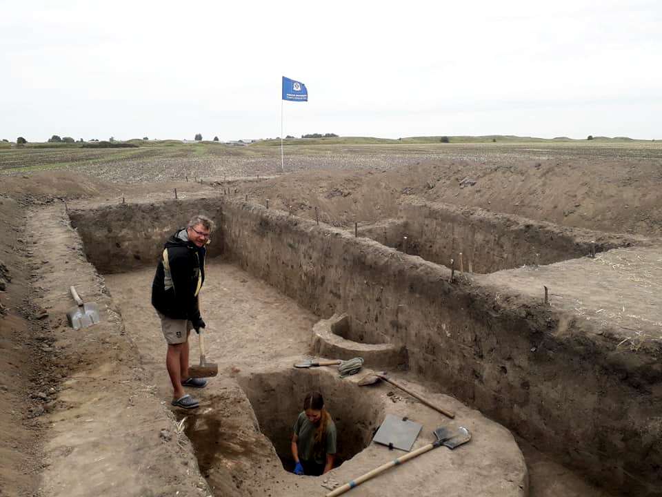 Розкопки на Західному укріпленні Більського городища.